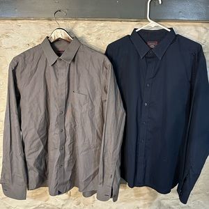 2 untuckit shirts men’s xl